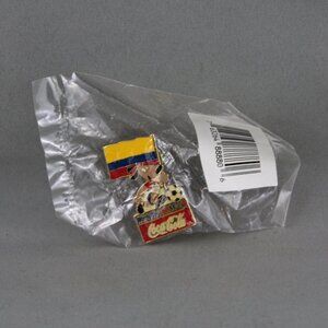 Colombia Soccer Pin - 1994 World Cup Coke Promo Pin - New in Package